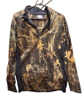Columbia camouflage fleece jacket